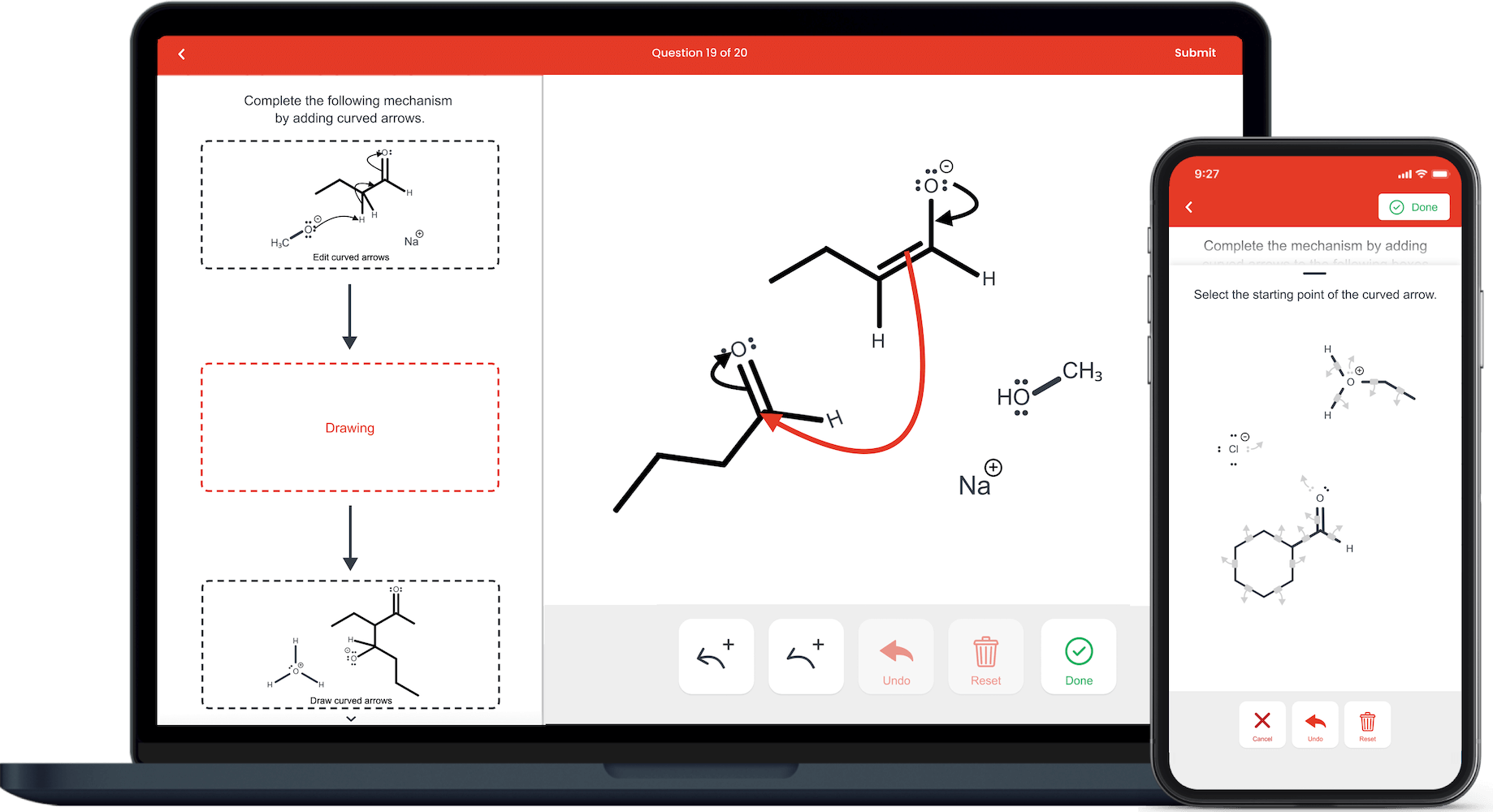 arrow pushing diagram